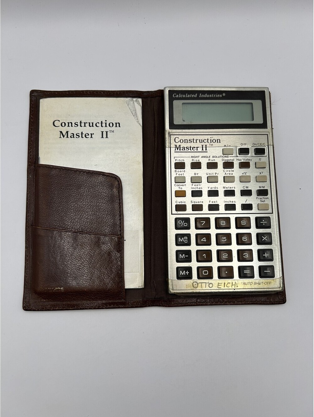 Calculated Industries Construction Master II Calculator Used